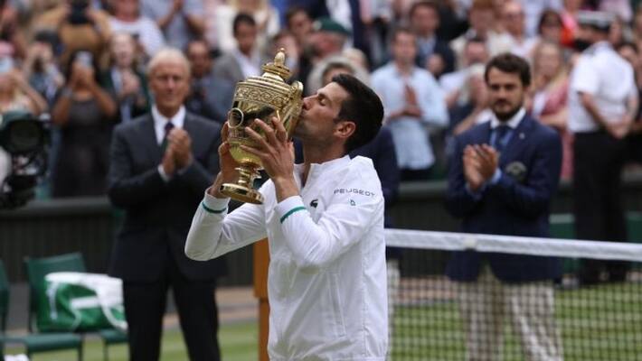 Novak Djokovic defeated Matteo Berrettini and became the Wimbledon Champion 2021 spb Novak Djokovic defeated Matteo Berrettini and became the Wimbledon Champion 2021 spb