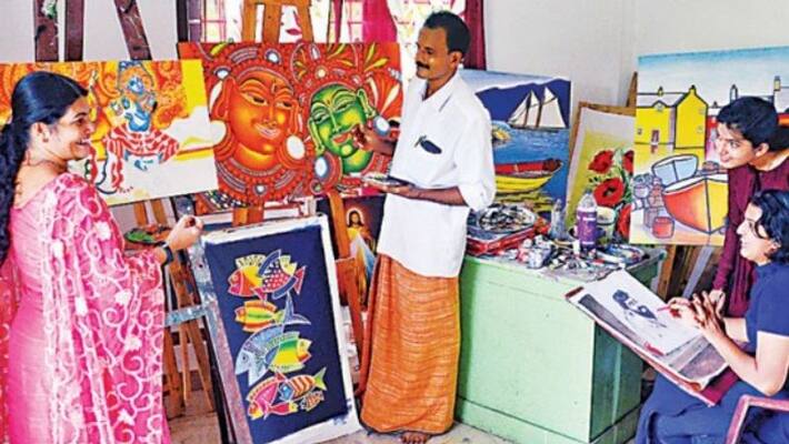 Da Vinci family of Alappuzha Everyone in the house is a painter Da Vinci family of Alappuzha Everyone in the house is a painter