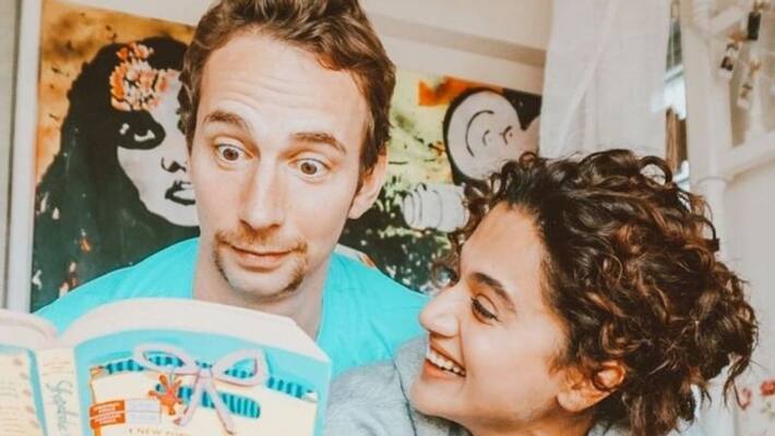heroin taapsee pannu celebrates his boy friend birthday photos goes viral ksr heroin taapsee pannu celebrates his boy friend birthday photos goes viral ksr