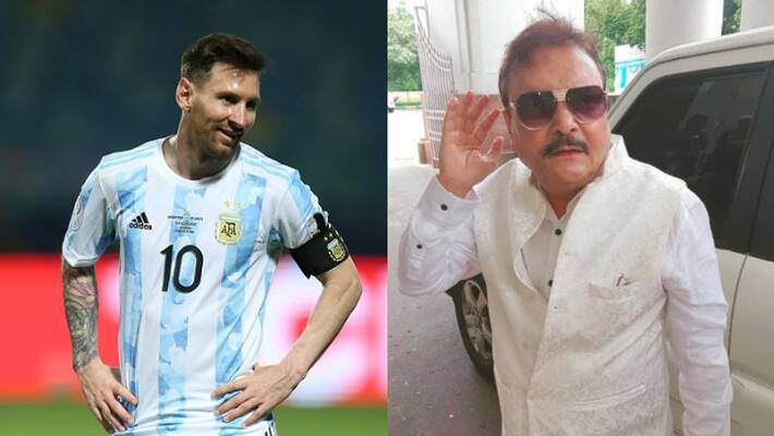Madan Mitra create controversy after said, messi was playing for argentina wearing tmc jersey spb Madan Mitra create controversy after said, messi was playing for argentina wearing tmc jersey spb