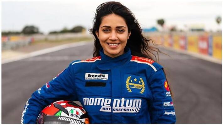 nivetha pethuraj completed first level training for formula one care race nivetha pethuraj completed first level training for formula one care race