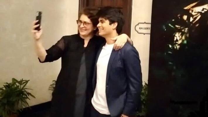 Proud mom priyanka gandhi varda at her son s first photography exhibition bsm Proud mom priyanka gandhi varda at her son s first photography exhibition bsm