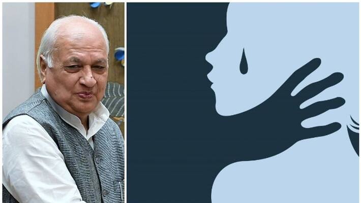 Governor arif muhammed Khan protest for women safety in Kerala Governor arif muhammed Khan protest for women safety in Kerala
