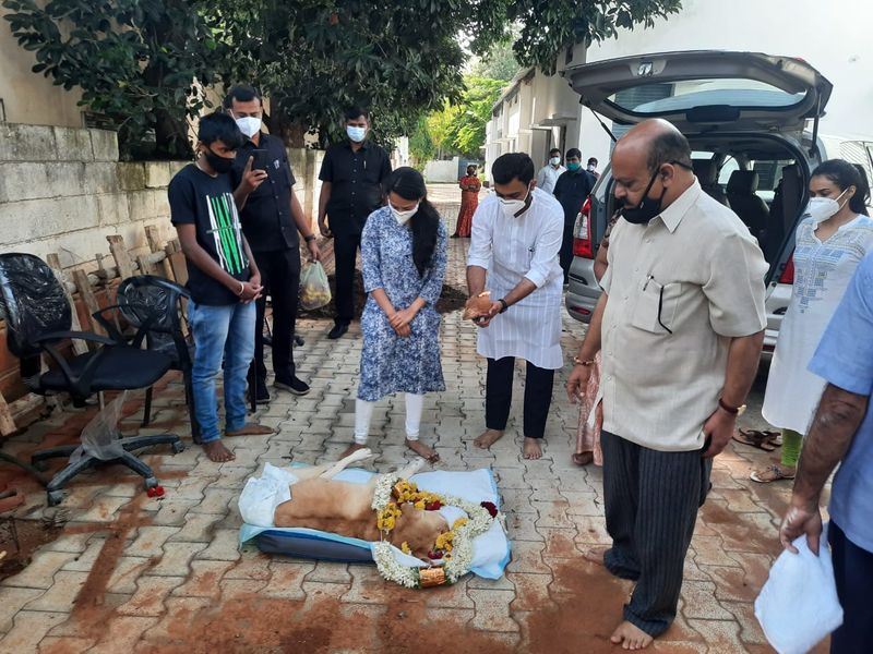 ಗೃಹ ಸಚಿವ ಬಸವರಾಜ ಬೊಮ್ಮಾಯಿ ಅವರ ಸಾಕು ನಾಯಿ ಮೃತಪಟ್ಟಿದ್ದು, ಕುಟುಂಬಸ್ಥರು ತೀವ್ರ ದುಃಖ ವ್ಯಕ್ತಪಡಿಸಿದ್ದಾರೆ.