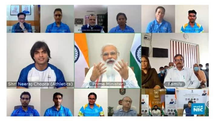Netizens applaud PM Narendra Modi for encouraging Indian athletes taking part in Tokyo Olympics ALB Netizens applaud PM Narendra Modi for encouraging Indian athletes taking part in Tokyo Olympics ALB