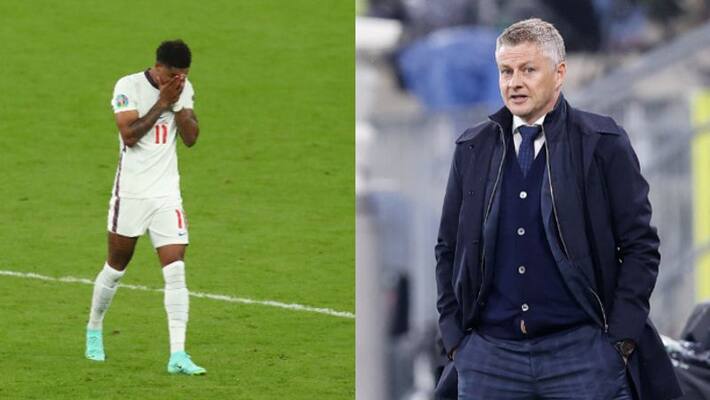 Ole Gunnar Solskjaer backs Marcus Rashford after he miss penalty in Euro 2021 final Ole Gunnar Solskjaer backs Marcus Rashford after he miss penalty in Euro 2021 final