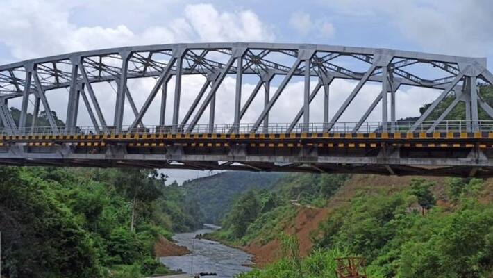 Nitin Gadkari inaugurated the Makru Bridge in Manipur bsm Nitin Gadkari inaugurated the Makru Bridge in Manipur bsm