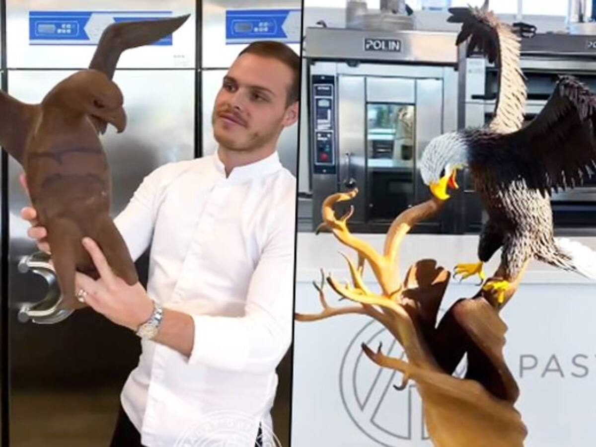 want to eat an eagle check out chef amaury guichon s work of art watch