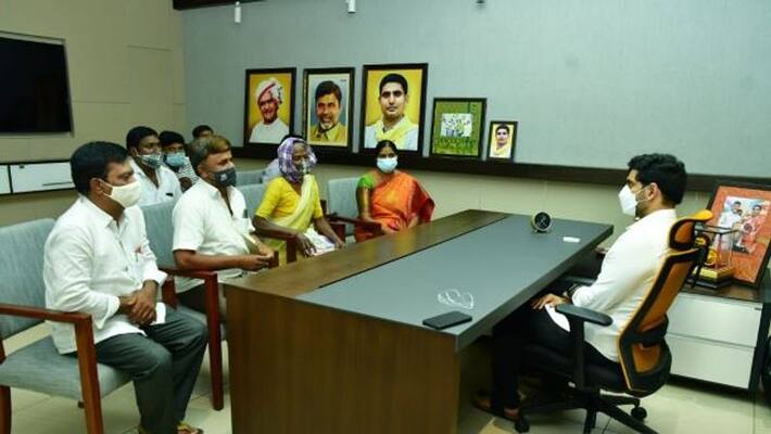 young boy suicide in kurnool... nara lokesh helps his parents akp young boy suicide in kurnool... nara lokesh helps his parents akp