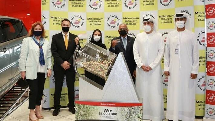 Indian man wins 1 million USD in Dubai Duty Free raffle Indian man wins 1 million USD in Dubai Duty Free raffle