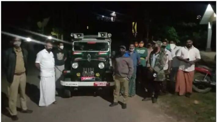 Leopard fear continues in wayanad meenangadi town Leopard fear continues in wayanad meenangadi town