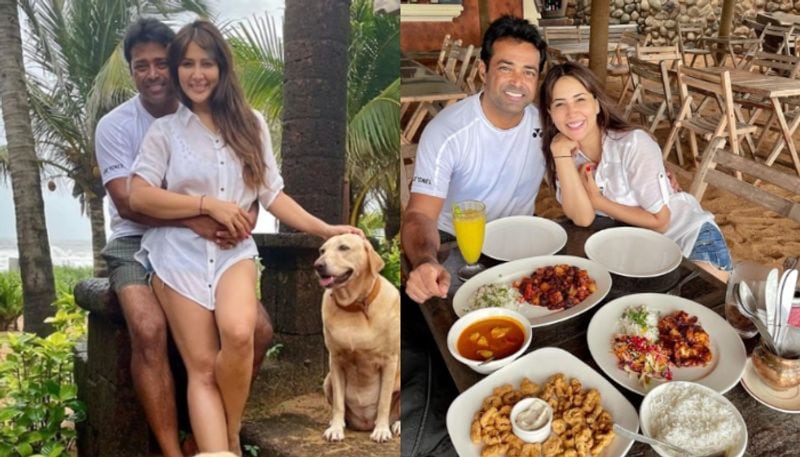 ಲಿಯಾಂಡರ್ ಪೇಸ್- ಕಿಮ್ ಶರ್ಮಾ:
ಇಬ್ಬರೂ ತಮ್ಮ ಗೋವಾ ಹಾಲಿಡೇಯನ್ನು ಎಂಜಾಯ್ ಮಾಡುತ್ತಿದ್ದಾರೆ. ಪೌಸಾಡಾ ಬೈ ದಿ ಬೀಚ್ ಎಂಬ ರೆಸ್ಟೋರೆಂಟ್ ಬಾರ್ನಲ್ಲಿ ಕ್ಲಿಕ್ ಮಾಡಿರುವ ಫೋಟೊಗಳಲ್ಲಿ ಇಬ್ಬರು ಸಾಕಷ್ಟು ಕ್ಲೋಸ್ ಆಗಿರುವುದು ಕಂಡುಬರುತ್ತದೆ.