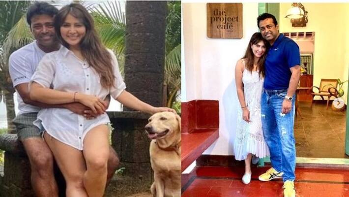 viral photos of former tennis player Leander paes and actress kim sharma dating at goa spb viral photos of former tennis player Leander paes and actress kim sharma dating at goa spb