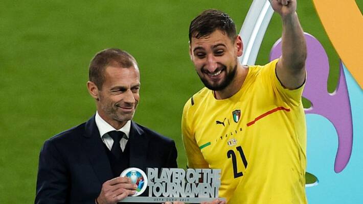 Euro 2020 best player Gianluigi Donnarumma signed five year contract with Paris Saint Germain Euro 2020 best player Gianluigi Donnarumma signed five year contract with Paris Saint Germain