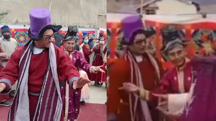 Aamir khan kiran rao gets trolled for their dance in ladakh during lal singh chaddha shoot KPJ Aamir khan kiran rao gets trolled for their dance in ladakh during lal singh chaddha shoot KPJ