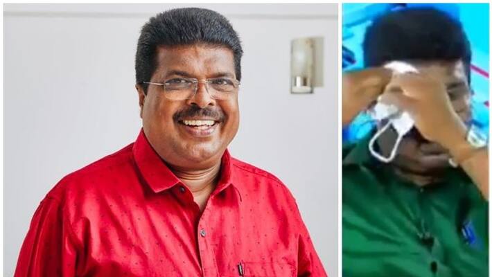 pp chittaranjan mla regrets wiping face with mask pp chittaranjan mla regrets wiping face with mask