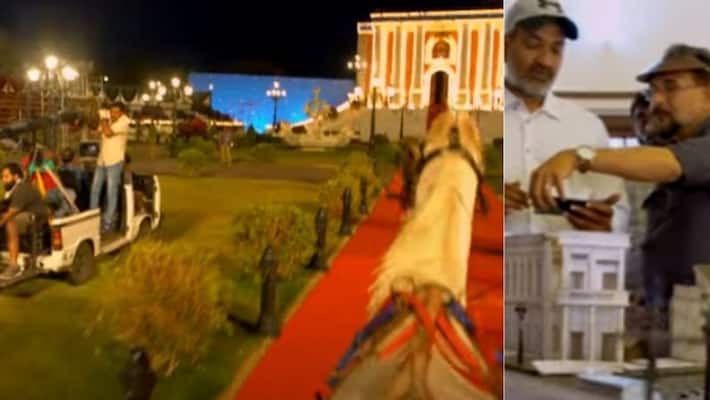 Rajamouly RRR making video Rajamouly RRR making video