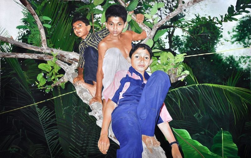 ആരിഫയുടെ അനുജത്തി ജുമാനയും ചിത്രകാരിയാണ്. തന്റെ അഞ്ച് വയസുള്ള മൂത്ത കുട്ടിയും നാല് വയസ്സുള്ള ഇളയ കുട്ടിയും വരയ്ക്കുമെന്നും ആരിഫ ഏഷ്യാനെറ്റ് ന്യൂസ് ഓണ്ലൈനോട് പറഞ്ഞു. കൂടാതെ ഉമ്മയും ചെറിയ രീതിയിൽ വരയ്ക്കും.