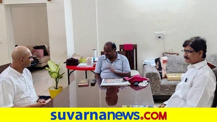 Former CM HD Kumaraswamy Talks Over Indrajit Lankesh grg Former CM HD Kumaraswamy Talks Over Indrajit Lankesh grg