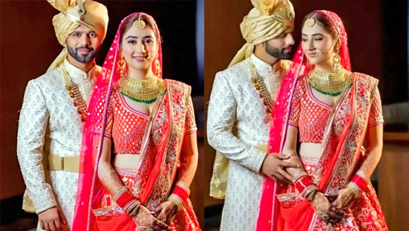 সদ্যই বিয়ে সেরেছেন রাহুল বৈদ্য ও দিশা পরমার। বিয়ের প্রতিটা মুহূর্তই সোশ্যাল মিডিয়ায় ভাইরাল হয়েছে নিমেষে।