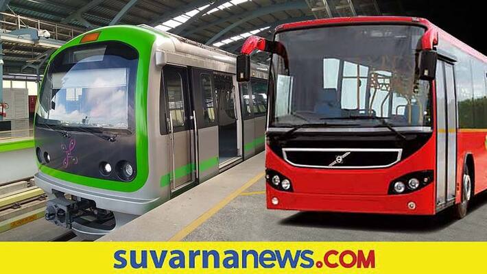 BMTC buses stop at Bangalore Metro stations snr BMTC buses stop at Bangalore Metro stations snr