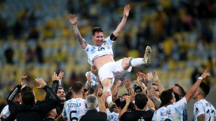 never seen Lionel Messi so happy Leandro Paredes on Copa America 2021 Title win never seen Lionel Messi so happy Leandro Paredes on Copa America 2021 Title win