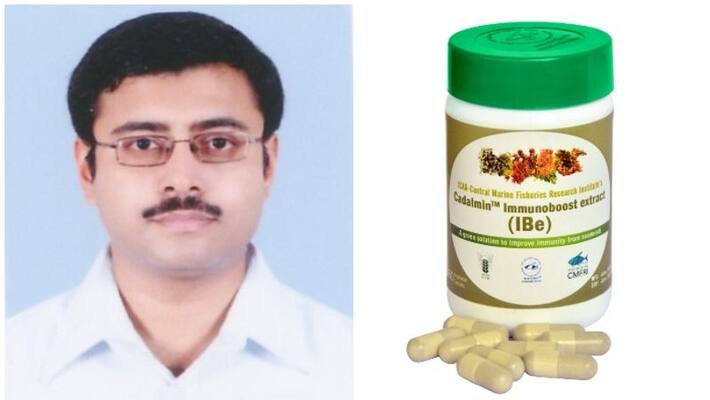 CMFRI Researcher National Award Medicinal development from seaweed CMFRI Researcher National Award Medicinal development from seaweed