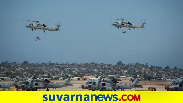 American navy hands over MH 60R Helicopter to India dpl American navy hands over MH 60R Helicopter to India dpl
