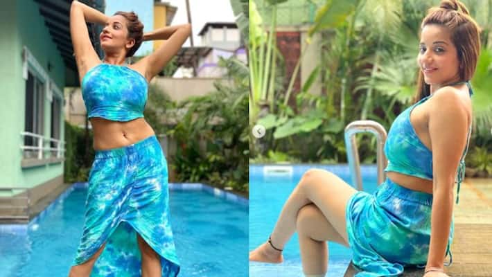 Bhojpuri Actress Monalisa Stunning Look at Swimming Pool in Goa kpg Bhojpuri Actress Monalisa Stunning Look at Swimming Pool in Goa kpg
