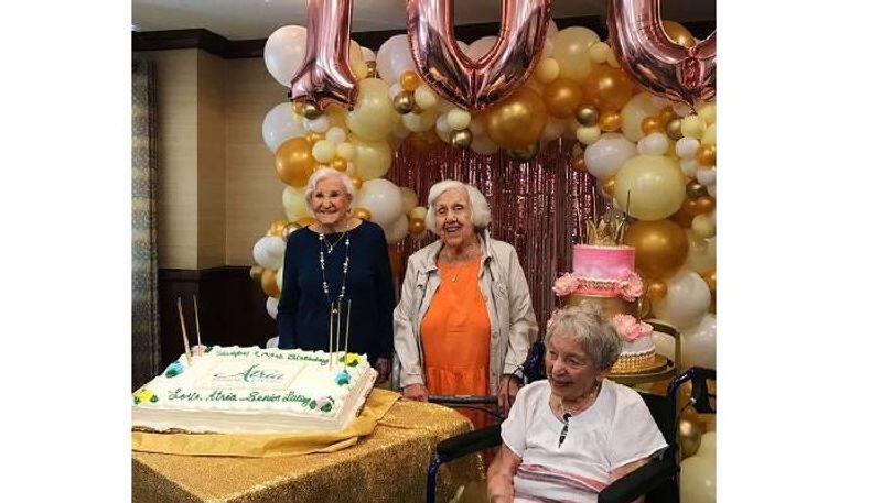 3 friends celebrate their 100th birthday after taking Covid19 vaccines