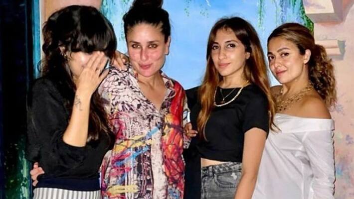 karisma kapoor and amrita arora and these family member attend kareena kapoor dinner party at home KPJ karisma kapoor and amrita arora and these family member attend kareena kapoor dinner party at home KPJ