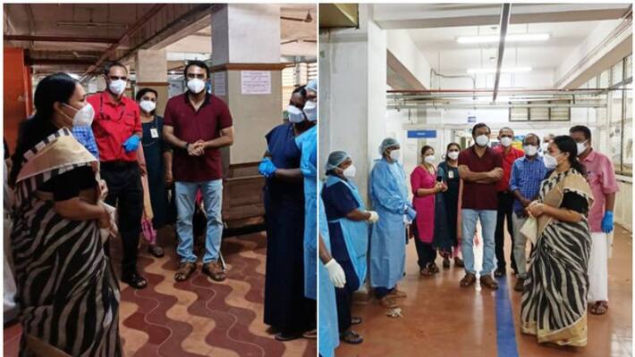 Thiruvananthapuram medical college Hospital staff cleaned op block Thiruvananthapuram medical college Hospital staff cleaned op block