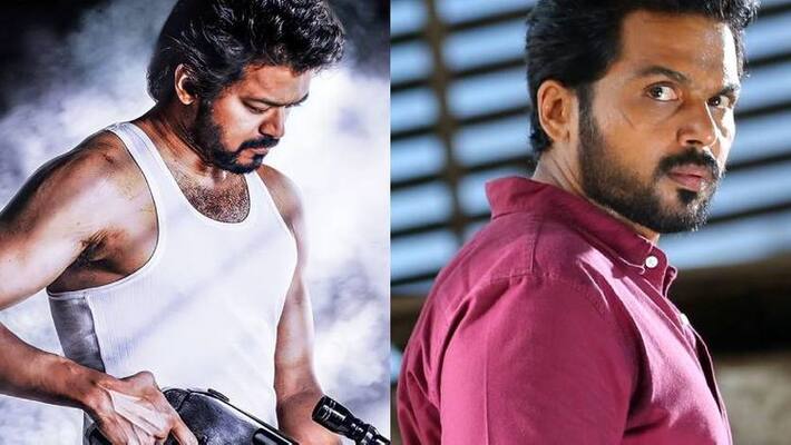 actor karthi sudden meet with vijay actor karthi sudden meet with vijay