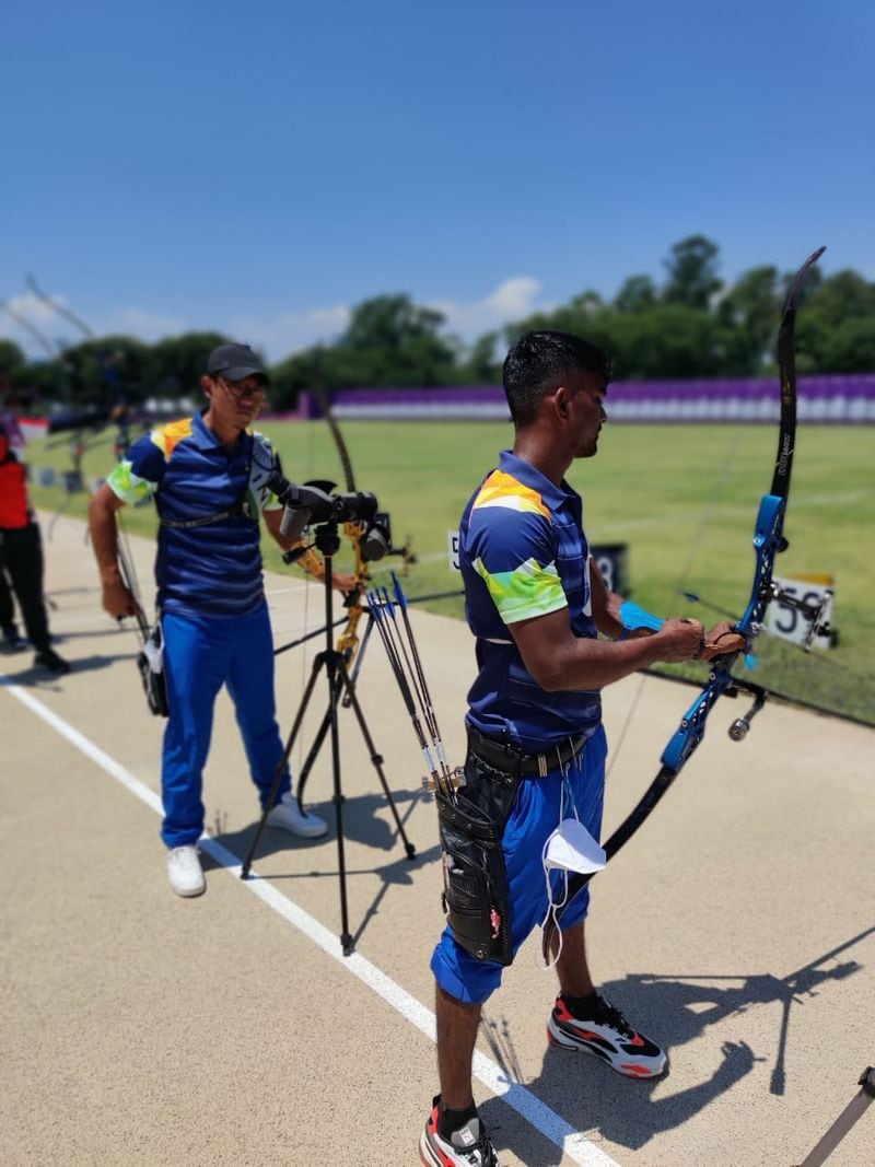 The 228-member Indian team will compete in the Tokyo Olympics. These include 119 athletes and 109 officials. There will be 67 male and 52 female players representing the country. India competes in 85 medal events. (Indian archers in final training session)