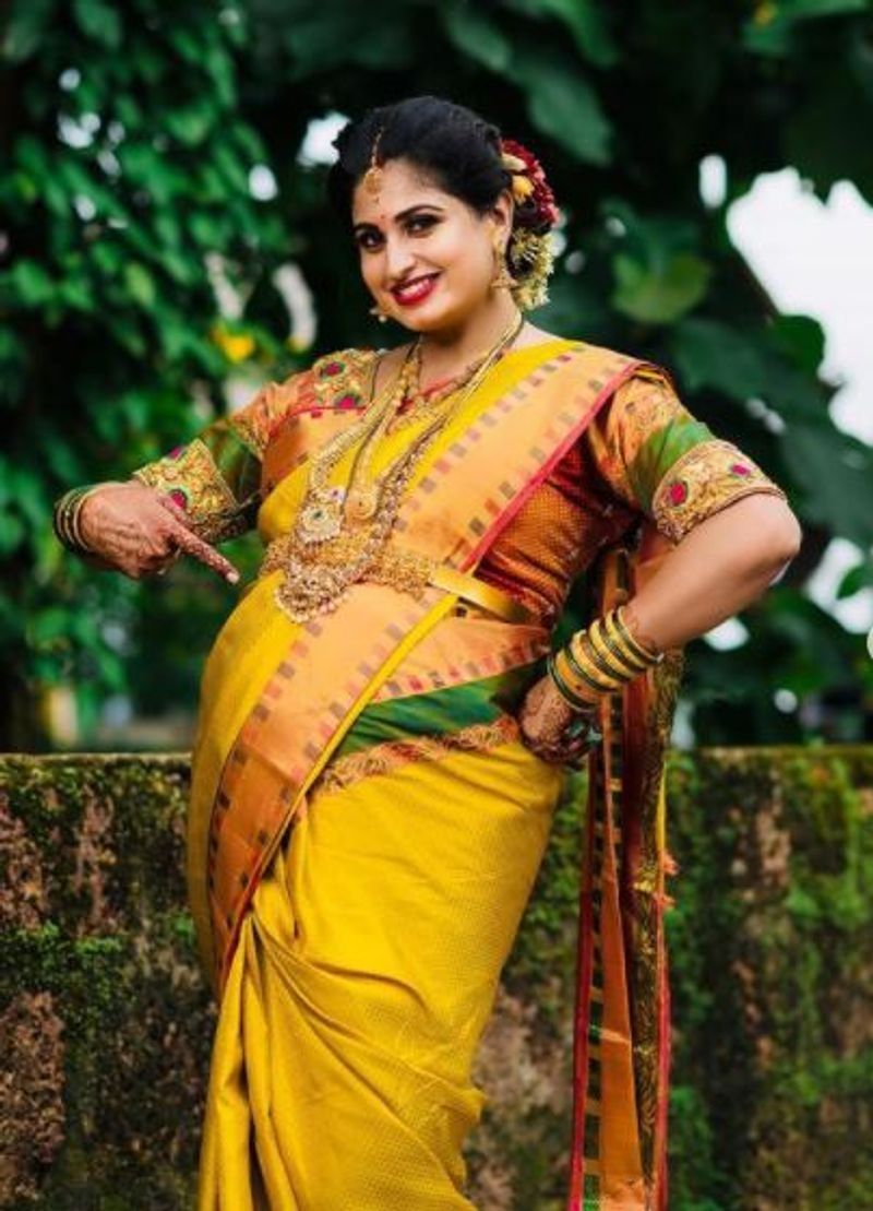 'ನಮ್ಮ ಸಂಪ್ರದಾಯದ ಪ್ರಕಾರ ನಡೆದ ಸೀಮಂತ ಕಾರ್ಯಕ್ರಮವಿದು. ಕಡಿಮೆ ಜನ ಇದ್ದರೂ ನನ್ನ ಜೀವನದ ಮುಖ್ಯ ಸಂದರ್ಭದಲ್ಲಿ ಬೇಕಾದವರು ಇದ್ದರು. '