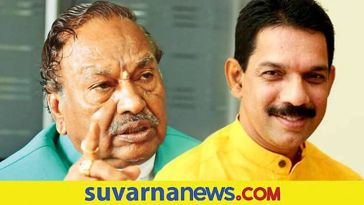 Minister KS Eshwarappa React on Nalin Kumar Kateel Audio Viral grg Minister KS Eshwarappa React on Nalin Kumar Kateel Audio Viral grg