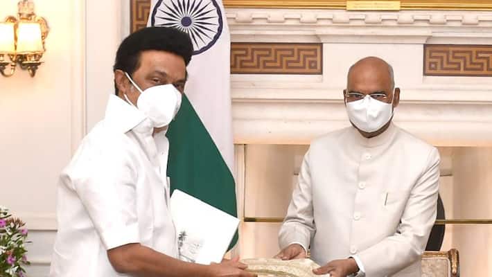 TN CM mk stalin meets president ramnath kovind gives this information in press meet TN CM mk stalin meets president ramnath kovind gives this information in press meet