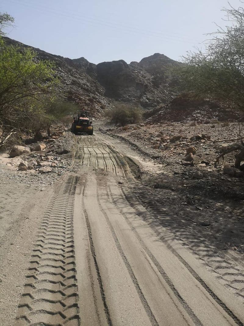 maintenance works underway in Oman after heavy rain