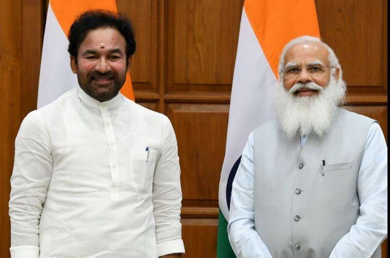 Chief Minister KCR did not welcome PM Modi as he was disappointed that his son did not become Chief Minister - Kishan Reddy 