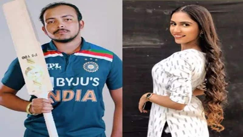 ब हद ह ट ह भ रत य ट म क इस बल ल ब ज क गर लफ र ड स शल म ड य पर इस तरह द ज त क बध ई India Vs Sri Lanka Prithvi Shaw S Girlfriend Prachi Singh Posted For Rumored