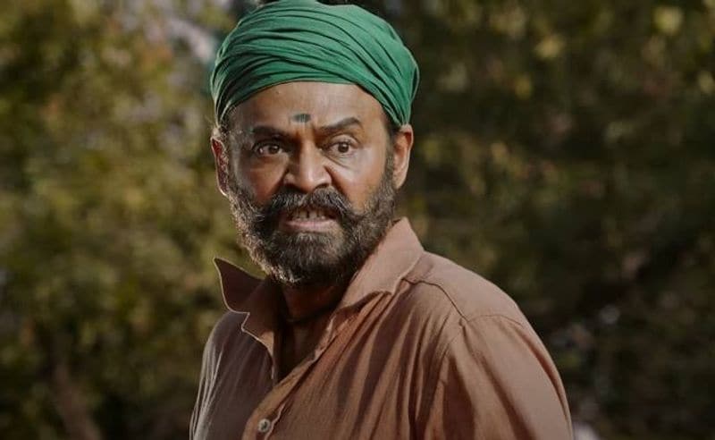 Daggubati's multiple looks
The film allows Venkatesh's fans to see him in multiple avatars. On one side, he is seen as a broody, calm and heavy-bearded older man who just wants to live peacefully with his family. In contrast, in the flashback scenes, we see a younger version of Venkatesh, a clean-shaven hot-blooded individual who is both a problem maker and someone who stands for what is right.