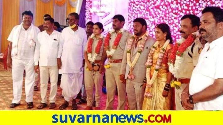 police Officers Attends Student Yallalinga Murder Accused Marriage snr police Officers Attends Student Yallalinga Murder Accused Marriage snr