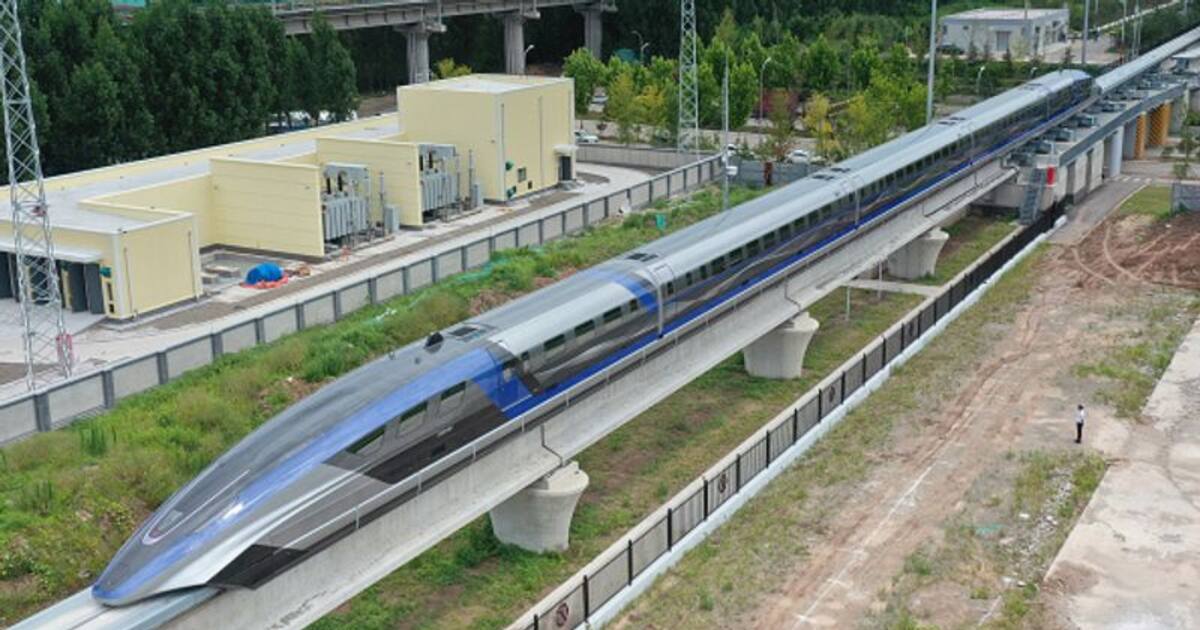 China unveils 'world's fastest' highspeed maglev train capable of traveling over 370 mph