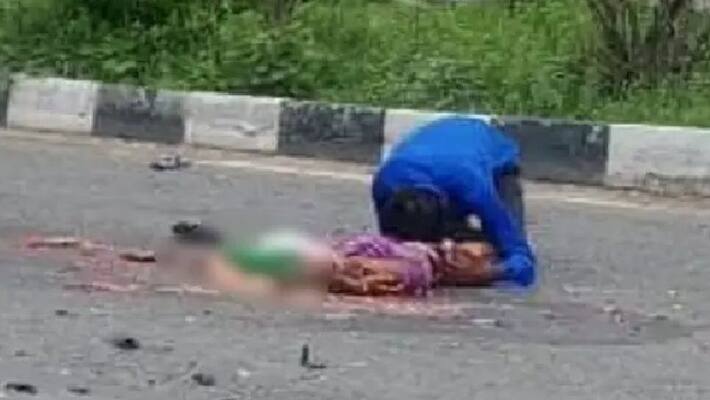 rajasthan news traumatic accident in sirohi truck hit the bike Mother tragic death in front of son kpr rajasthan news traumatic accident in sirohi truck hit the bike Mother tragic death in front of son kpr