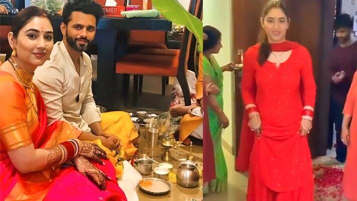 Disha Parmar Grih Pravesh and Pooja Ceremony in Sasural kpg Disha Parmar Grih Pravesh and Pooja Ceremony in Sasural kpg