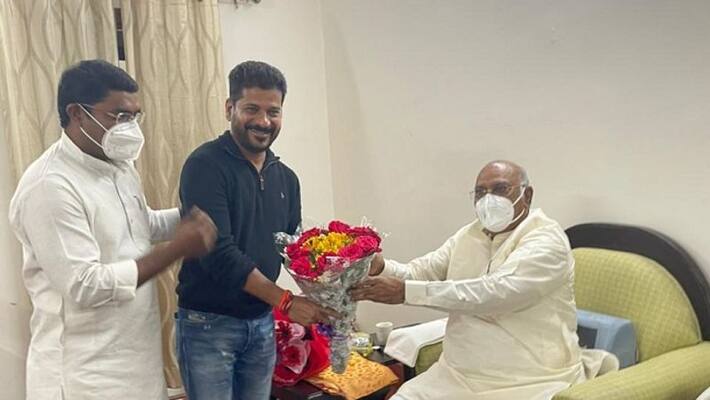 Rewanth Reddy birthday wishes to Mallikarjun Kharge - bsb Rewanth Reddy birthday wishes to Mallikarjun Kharge - bsb