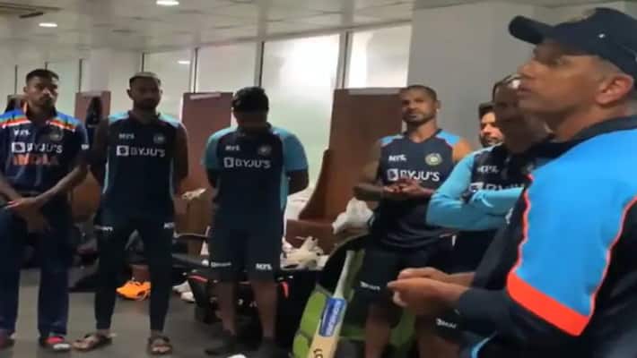 Rahul Dravid gives impeccable speech in dressing room after India win in 2nd ODI pod Rahul Dravid gives impeccable speech in dressing room after India win in 2nd ODI pod