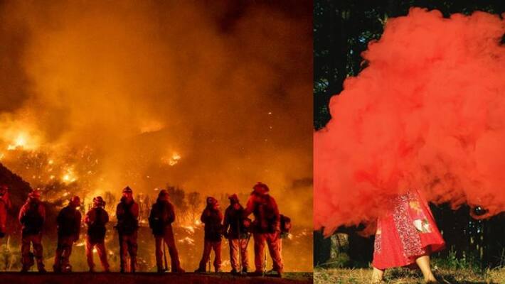 couple whose 2020 gender reveal party allegedly sparked a deadly wildfire in California charged with involuntary manslaughter couple whose 2020 gender reveal party allegedly sparked a deadly wildfire in California charged with involuntary manslaughter