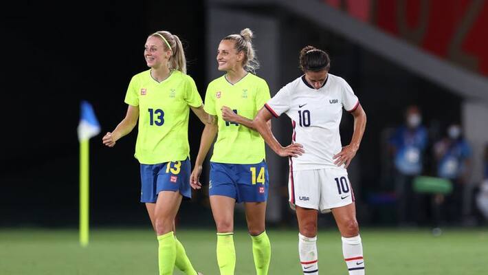 Tokyo Olympics: Sweden stun world champions USA women's football Tokyo Olympics: Sweden stun world champions USA women's football