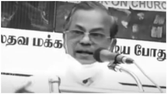 BJP executive retaliates against religious fanatic George Ponnaya . BJP executive retaliates against religious fanatic George Ponnaya .